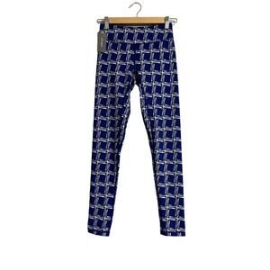 J McLaughlin Blue White Patterned Acadia UPF 50 Leggings XS